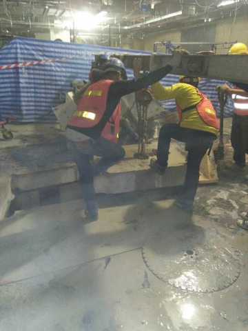 งานตัดพื้น postection